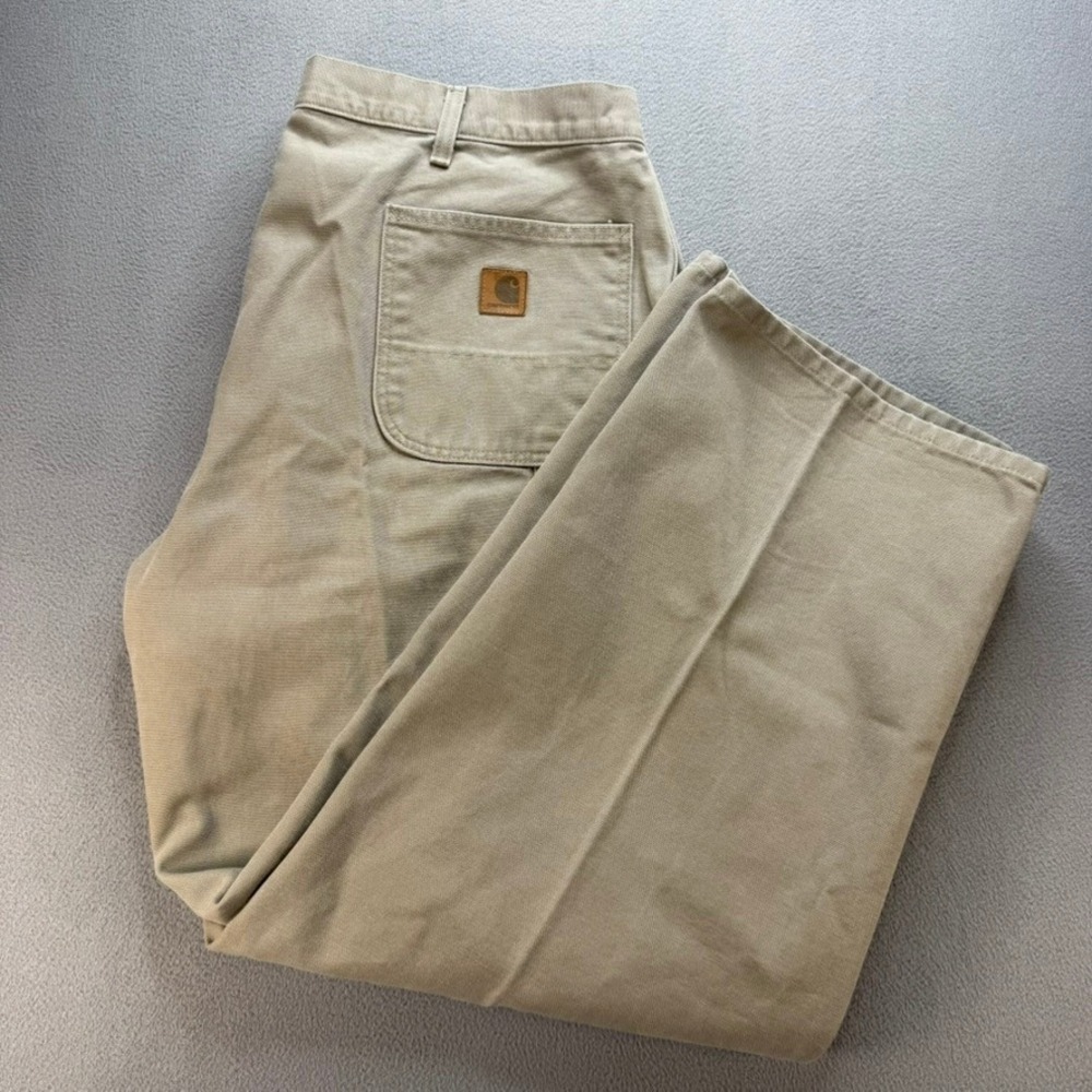 Carhartt Dungaree Mens 42x30 (FITS 41/29) B11 DES Canvas Work Carpenter Pants